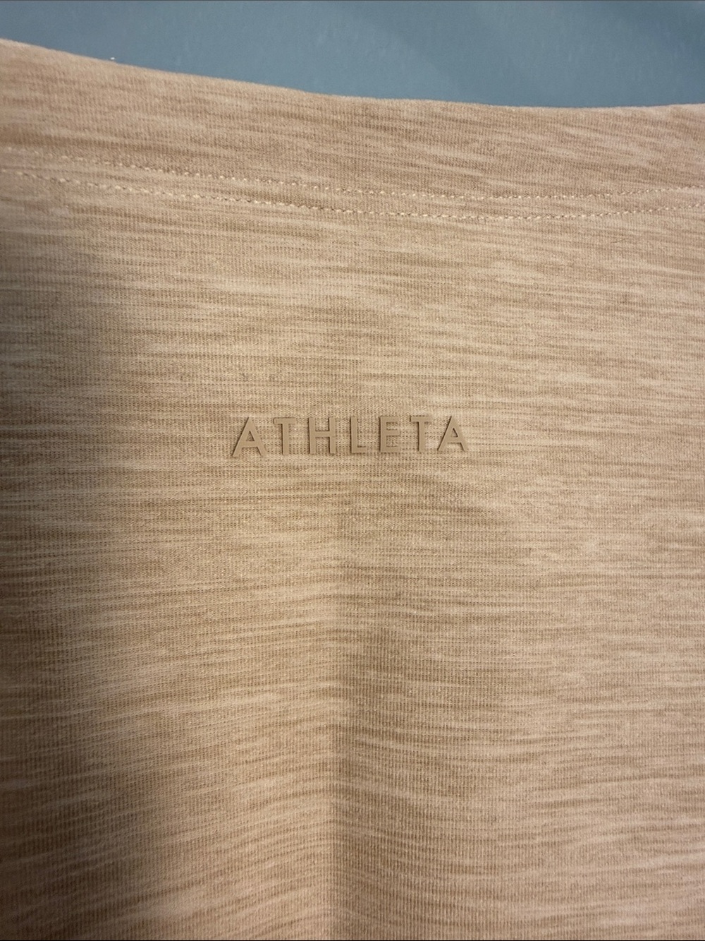 Athleta Softluxe Scoop Neck Long Sleeve Top in Cream Heather NWT Size L - Picture 6 of 6